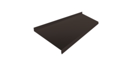 Отлив простой 200 0,5 Atlas X с пленкой RR 32 темно-коричневый (2м)