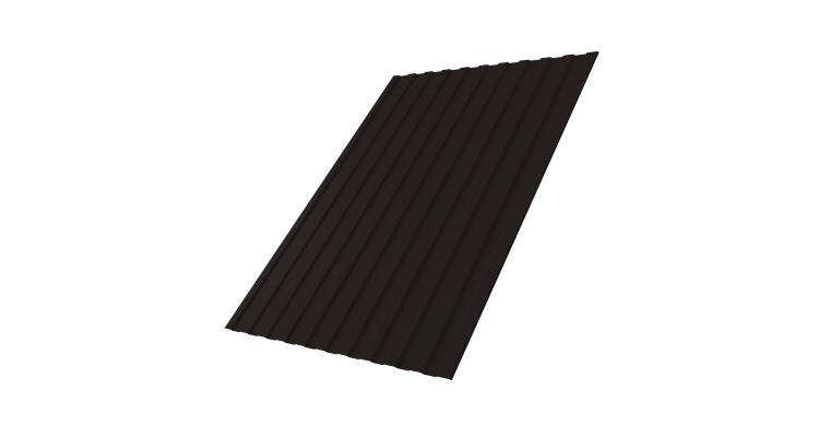 Профнастил С8А GL 0,5 Rooftop Бархат RAL 9005 черный