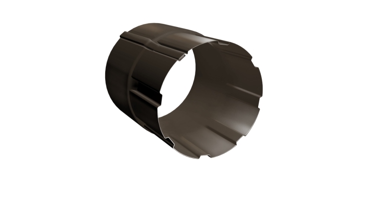 Соединитель трубы Grand Line 90 мм PU RR 32 темно-коричневый