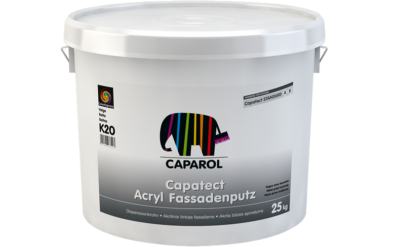 Штукатурка Декоративная Полимерная Capatect Acryl Fassadenputz К20 25 кг