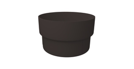 Муфта трубы соединительная ПВХ Grand Line темно-коричневая (RR32)