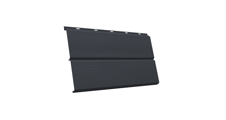 ЭкоБрус 3D 0,345 GL0.45 Drap TwinColor с пленкой RAL 7024 мокрый асфальт