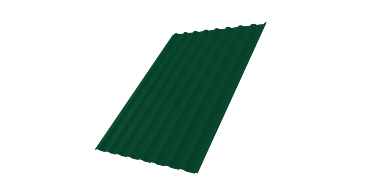 Профнастил С20B 0,5 Satin Matt TX RAL 6005 зеленый мох