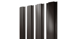 Штакетник Прямоугольный с прямым резом 0,45 Print Elite Coffee Wood TwinColor