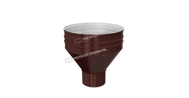 Воронка водосборная Металл Профиль ПРОЕКТ D350х150 RAL 8017