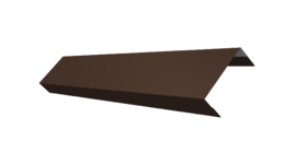 Ламель лицевая 50 забора жалюзи Texas 0.45 Drap TR с пленкой RAL 8017 шоколад