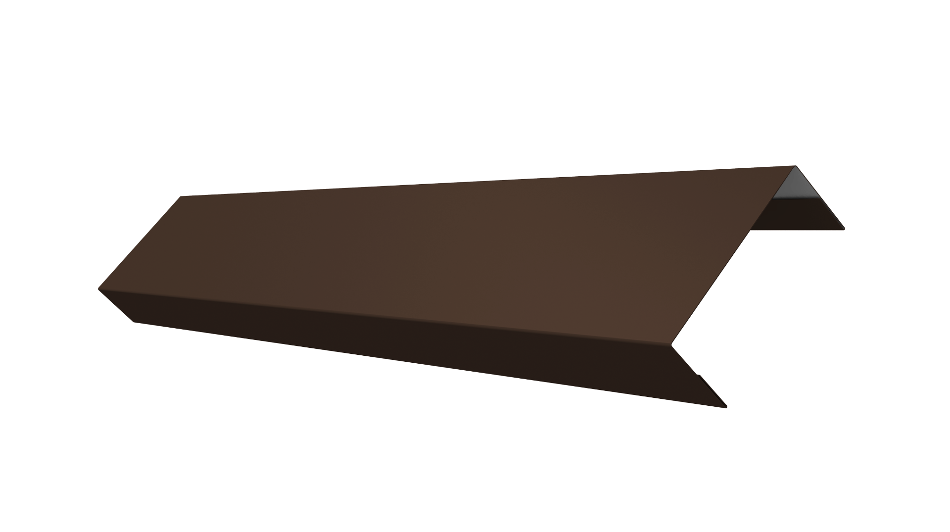 Ламель лицевая 50 забора жалюзи Texas 0.45 Drap-double TX RAL 8017 шоколад