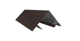 Планка угла внешнего составная верхняя 0,5 Drap TX RR 32 темно-коричневый (2м)