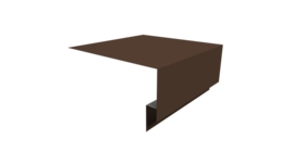 Планка околооконная сложная Экобрус Grand Line 250х75х25 0,45 Drap TX RAL 8017 шоколад (3м)