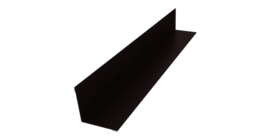 Угол внутренний 50х50 0,5 Satin Matt RAL 9005 черный (2м)