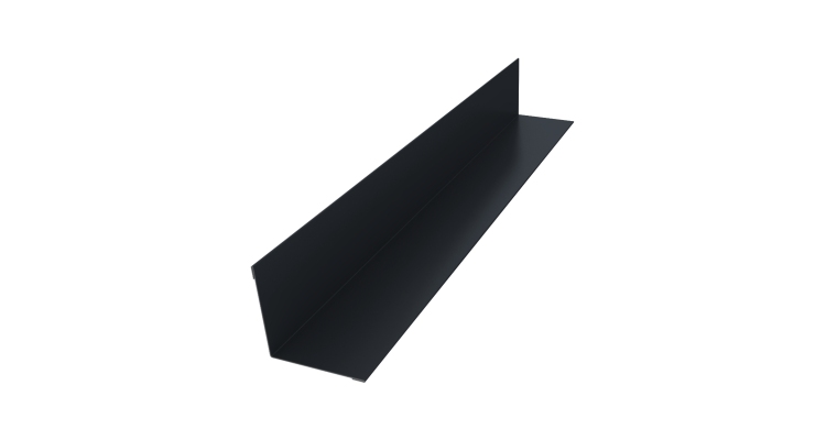 Угол внутренний 50х50 0,5 Drap TX RAL 7024 мокрый асфальт (2м)