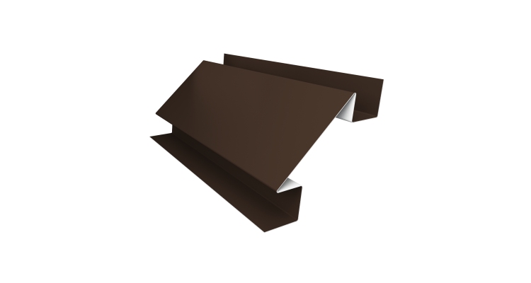 Угол внутренний сложный 75мм 0,45 Drap RAL 8017 шоколад (3м)
