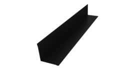 Угол внутренний 30х30 0,45 Drap ST RAL 9005 черный (2м)