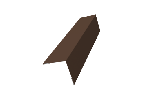 Угол внешний 50х50 0,5 Satin с пленкой RAL 8017 шоколад (3м)