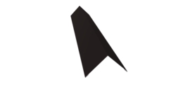 Угол внешний 110x110 0,5 Drap TX RAL 9005 черный (2м)