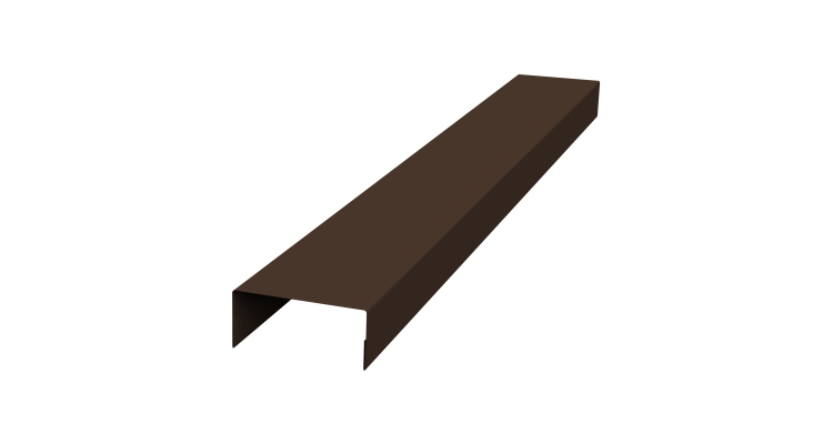 Крышка 45х20 жалюзи Texas 0,5 Satin RAL 8017 шоколад (3м)