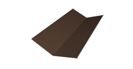 Планка ендовы нижней 300х300 0,45 Drap RAL 8017 шоколад (3м)