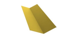 Планка ендовы верхней 145х145 0,45 PE с пленкой RAL 1018 цинково-желтый (3м)