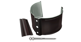 Кронштейн трубы на кирпич GL PE Matt 90 мм RR 32 темно-коричневый